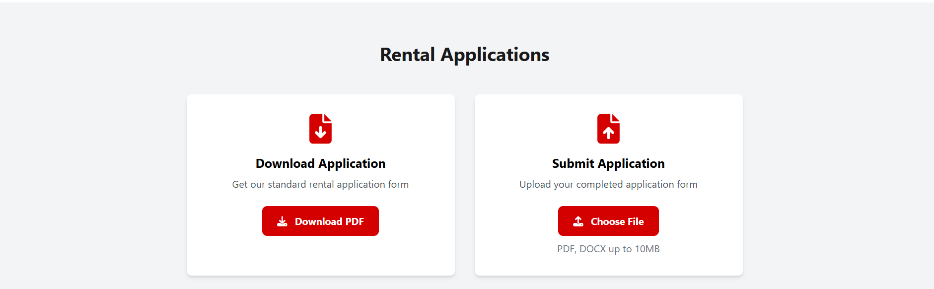 Online Application Form